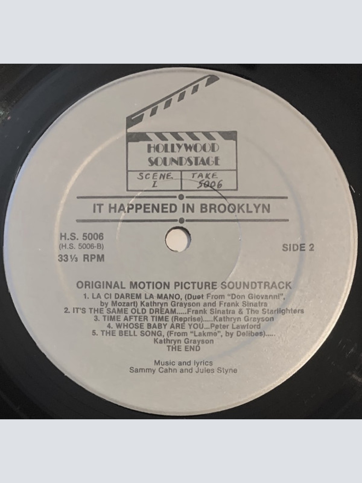 Vinyl / Frank Sinatra, Kathryn Grayson, Peter Lawford, Jimmy Durante - It Happened In Brooklyn (Original Motion Picture Sound Track)