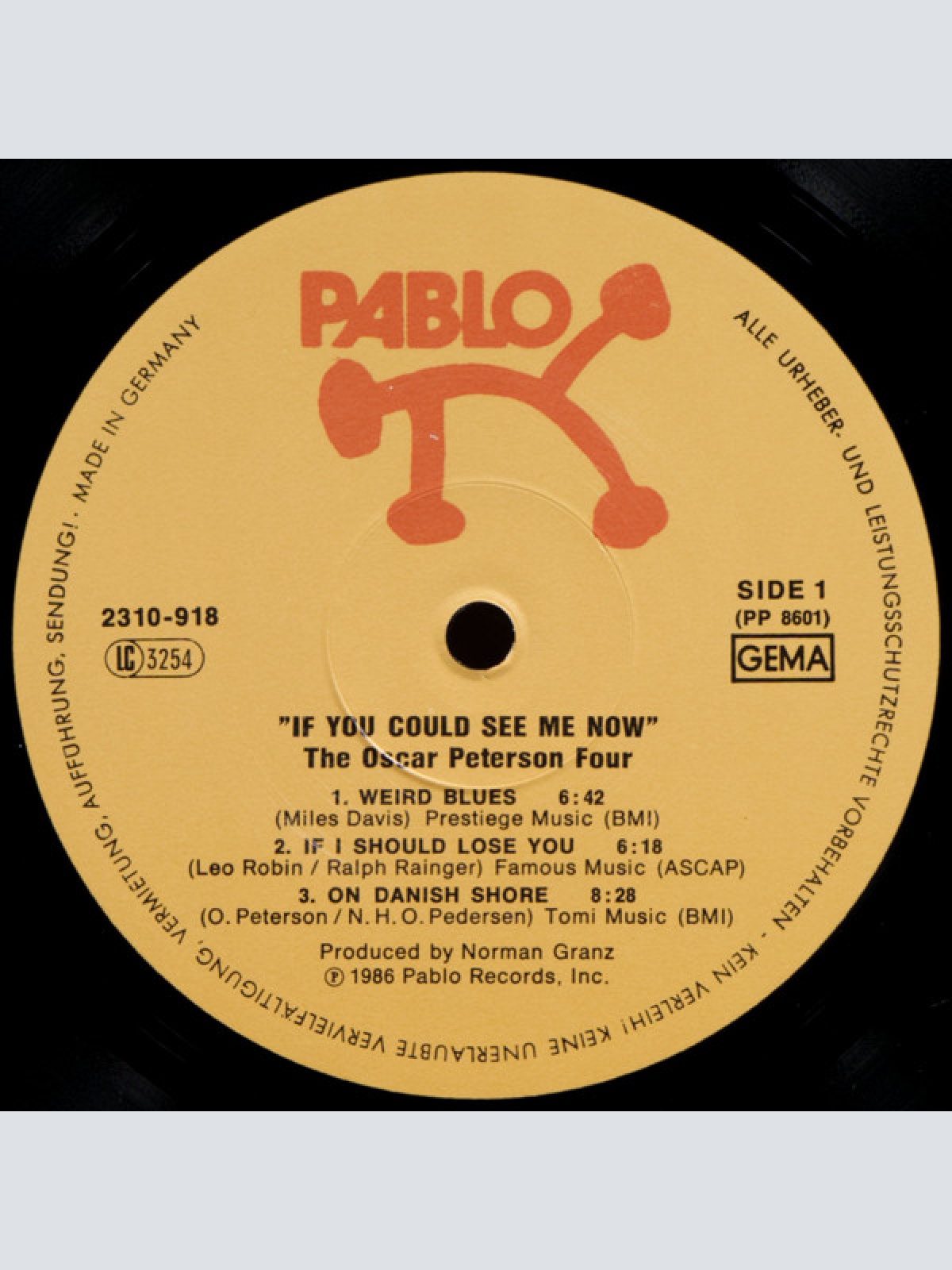 Vinyl / The Oscar Peterson Four* - If You Could See Me Now