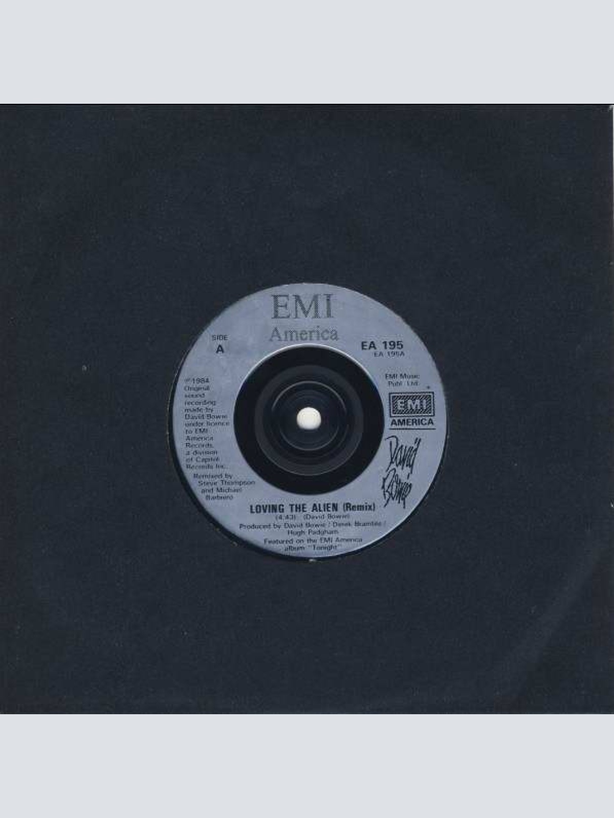 Vinyl / David Bowie - Loving The Alien (Re-mixed Version)