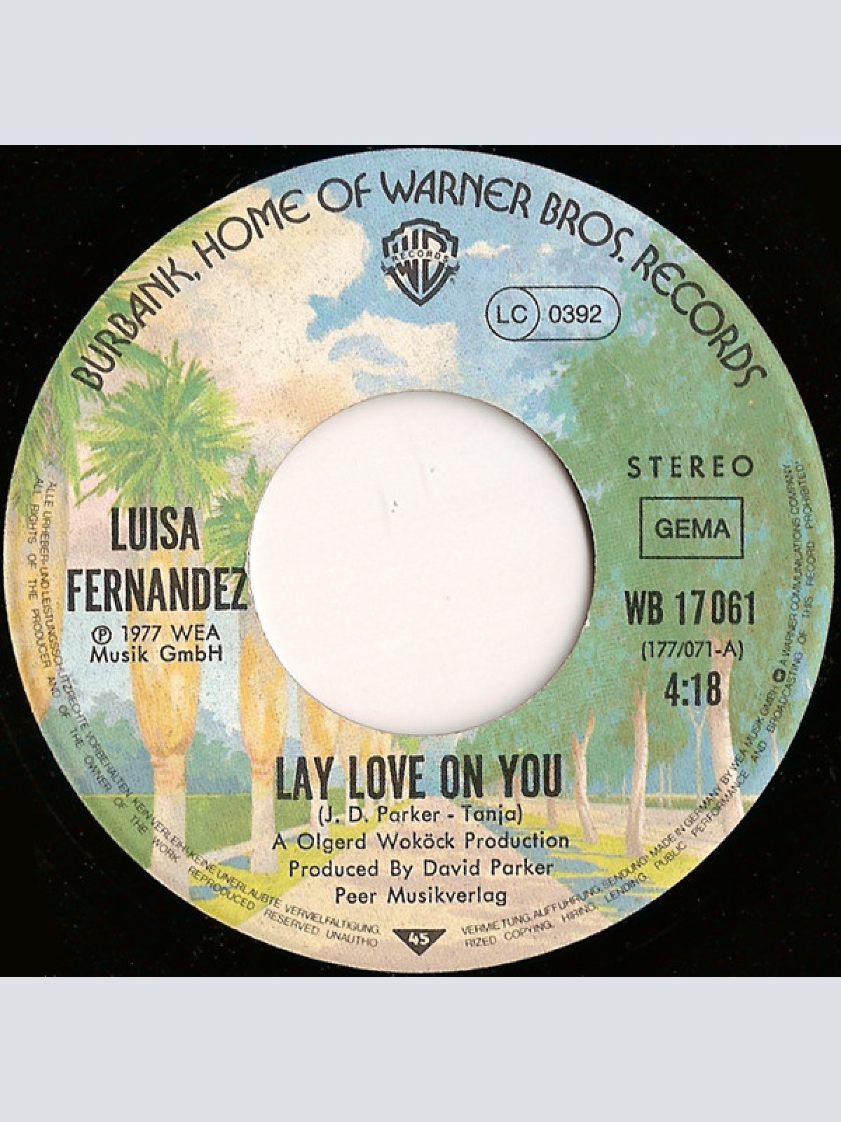 Vinyl / Luisa Fernandez - Lay Love On You