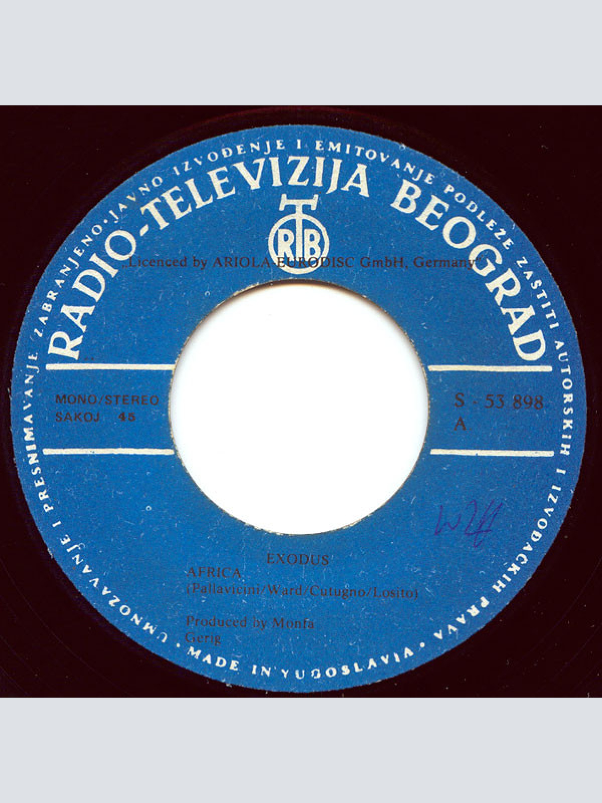 Vinyl / Exodus (10) - Africa