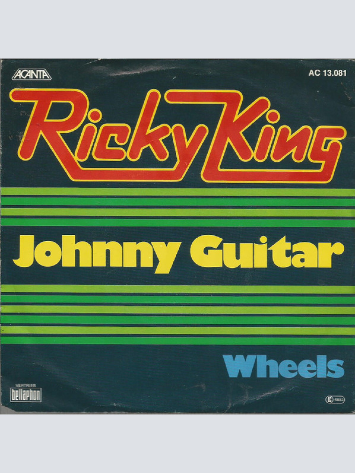 Vinyl / Ricky King - Johnny Guitar / Wheels