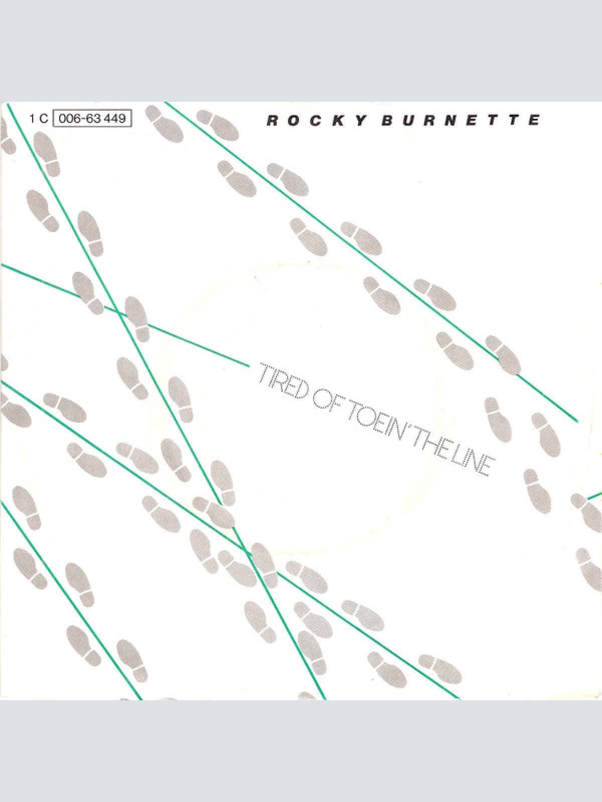 Vinyl / Rocky Burnette - Tired Of Toein' The Line