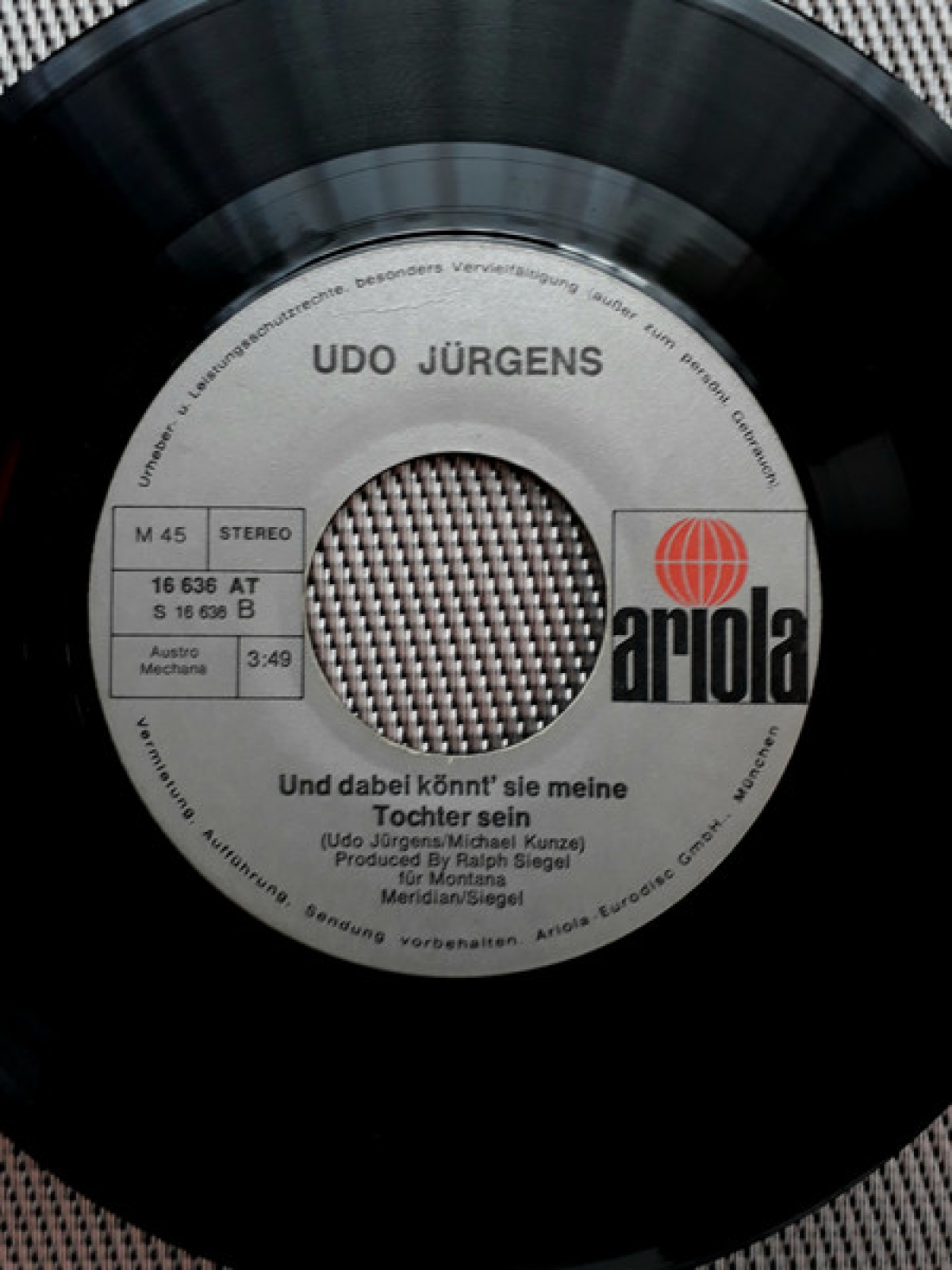 Vinyl / Udo Jürgens - Ein Lied Für Alle, Die Einsam Sind