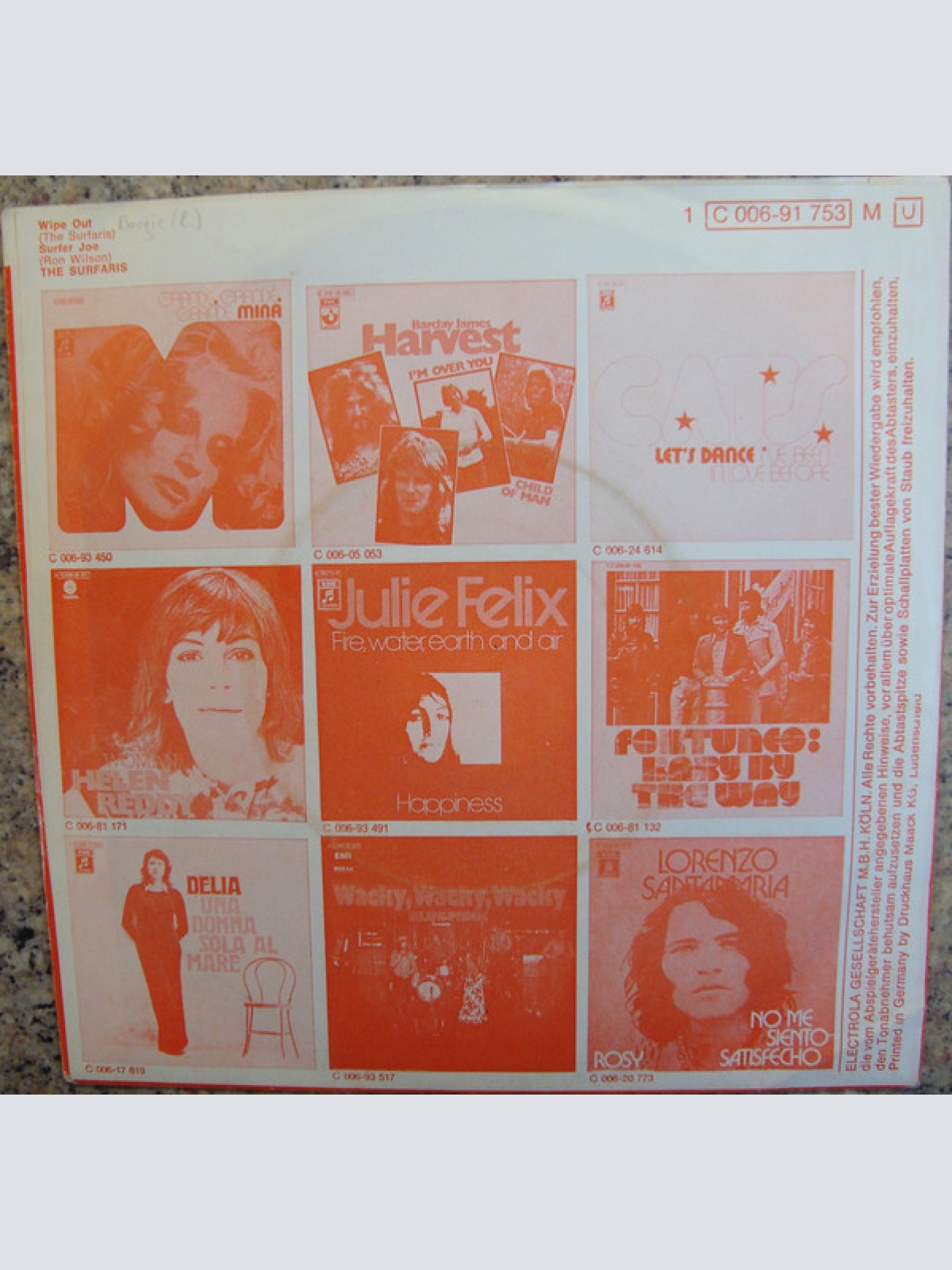 Vinyl / The Surfaris - Wipe Out