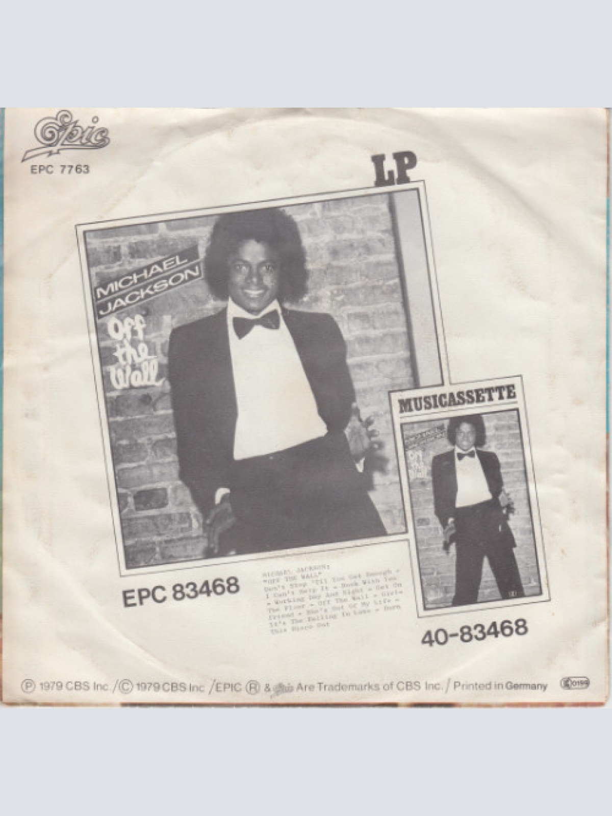 Vinyl / Michael Jackson - Don't Stop 'Til You Get Enough