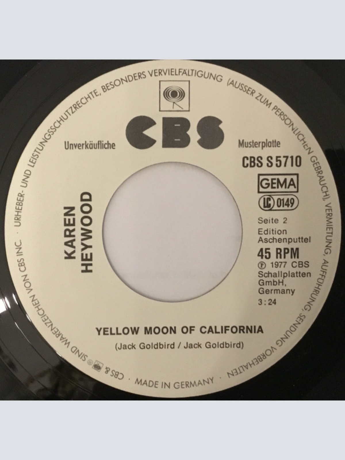 Vinyl / Karen Heywood - Mister (I Want You To Be My Man)