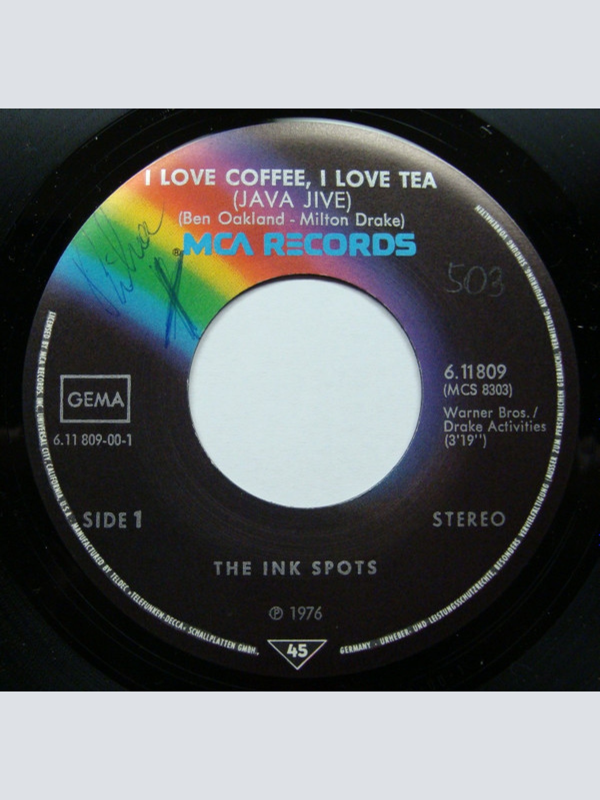 Vinyl / The Ink Spots - I Love Coffee, I Love Tea