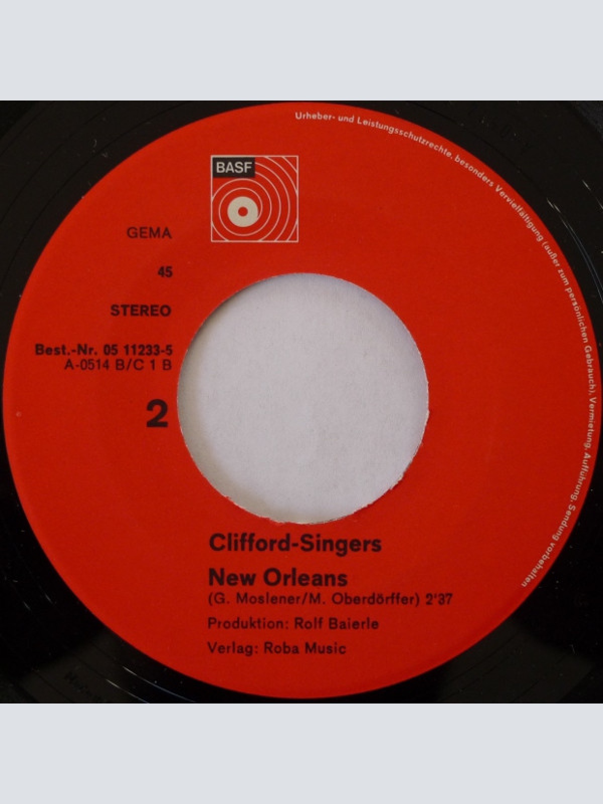 Vinyl / Clifford-Singers* - Frei Und Schön / New Orleans