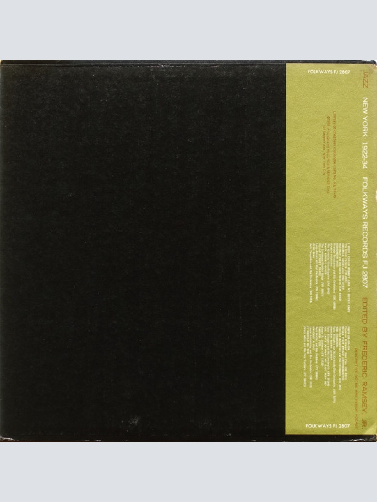 Vinyl / Various - Jazz Volume 7: New York (1922-1934)