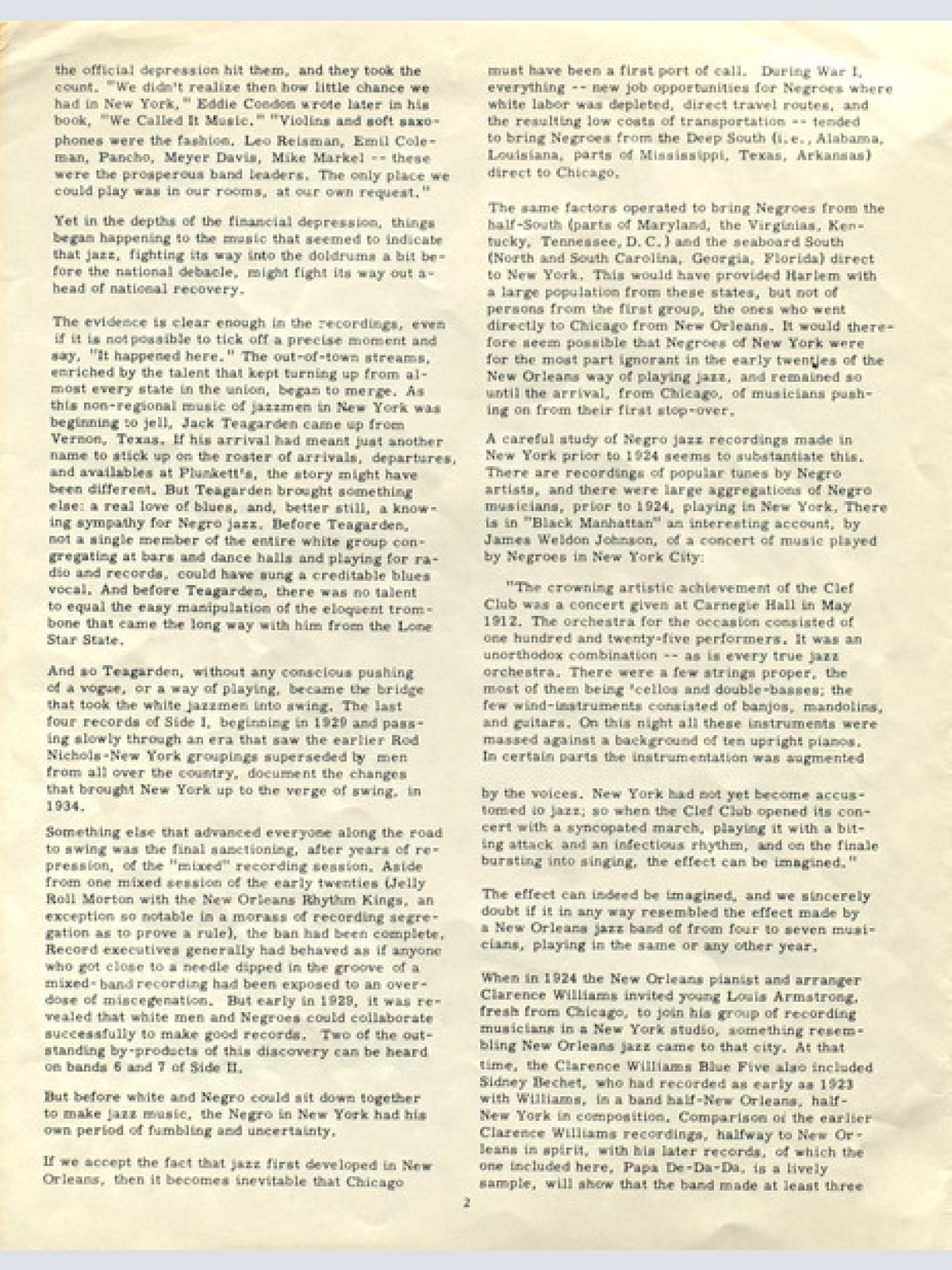 Vinyl / Various - Jazz Volume 7: New York (1922-1934)