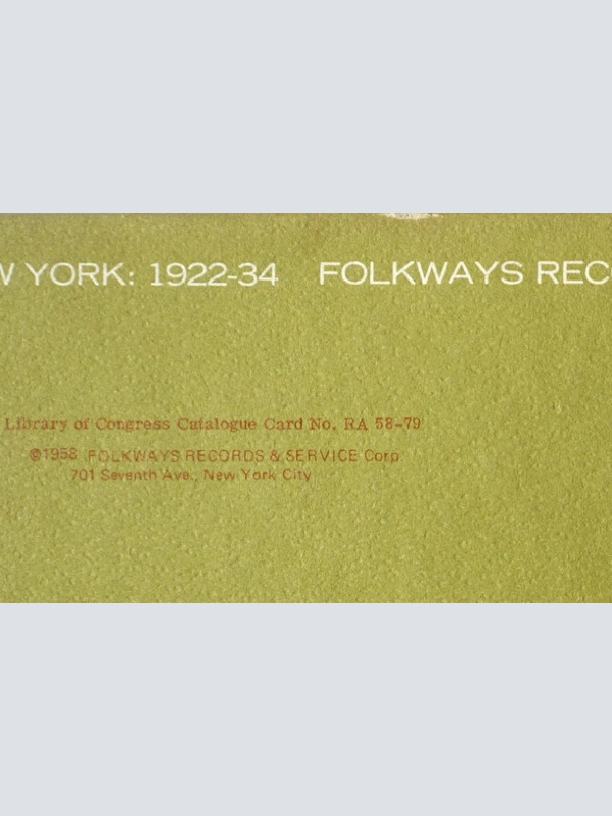 Vinyl / Various - Jazz Volume 7: New York (1922-1934)