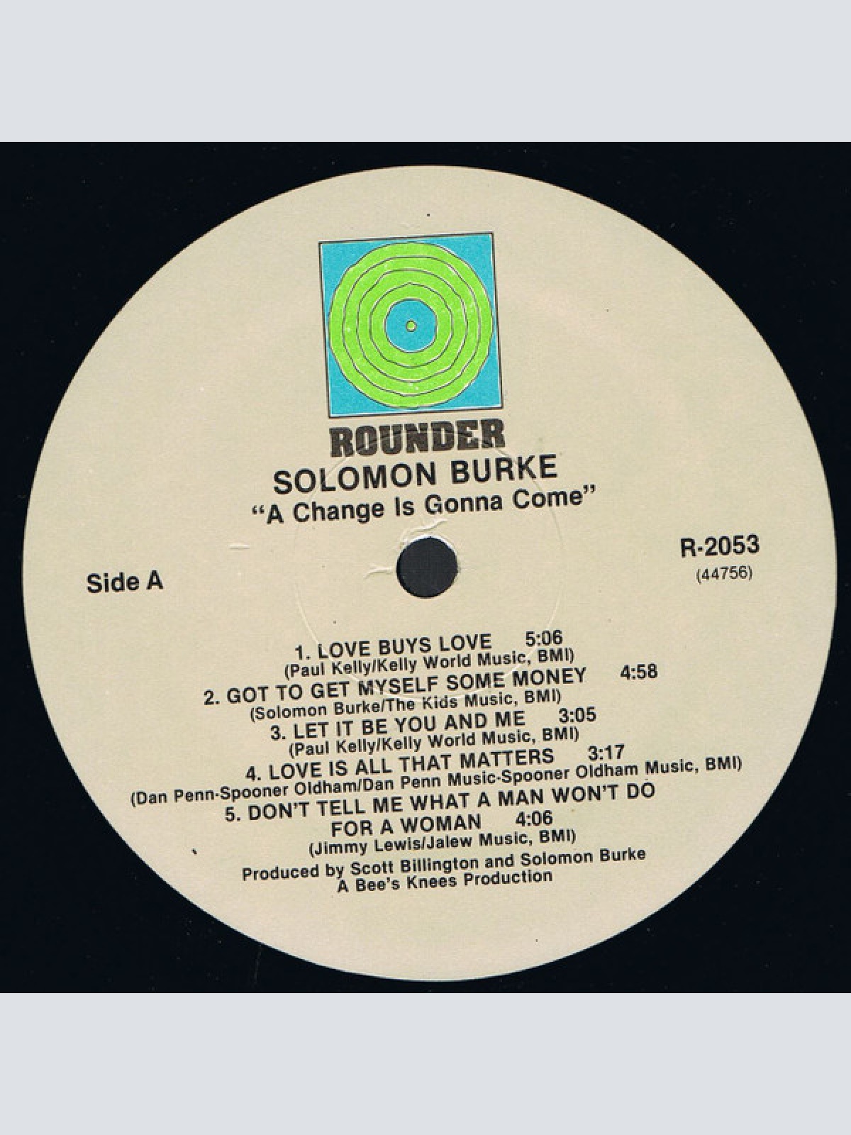 Vinyl / Solomon Burke - A Change Is Gonna Come