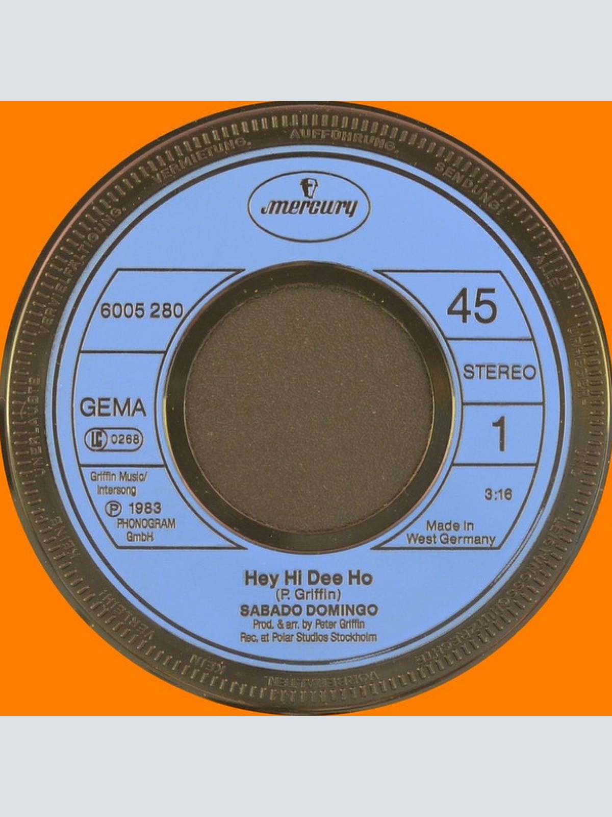 Vinyl / Sabado Domingo - Hey Hi Dee Ho