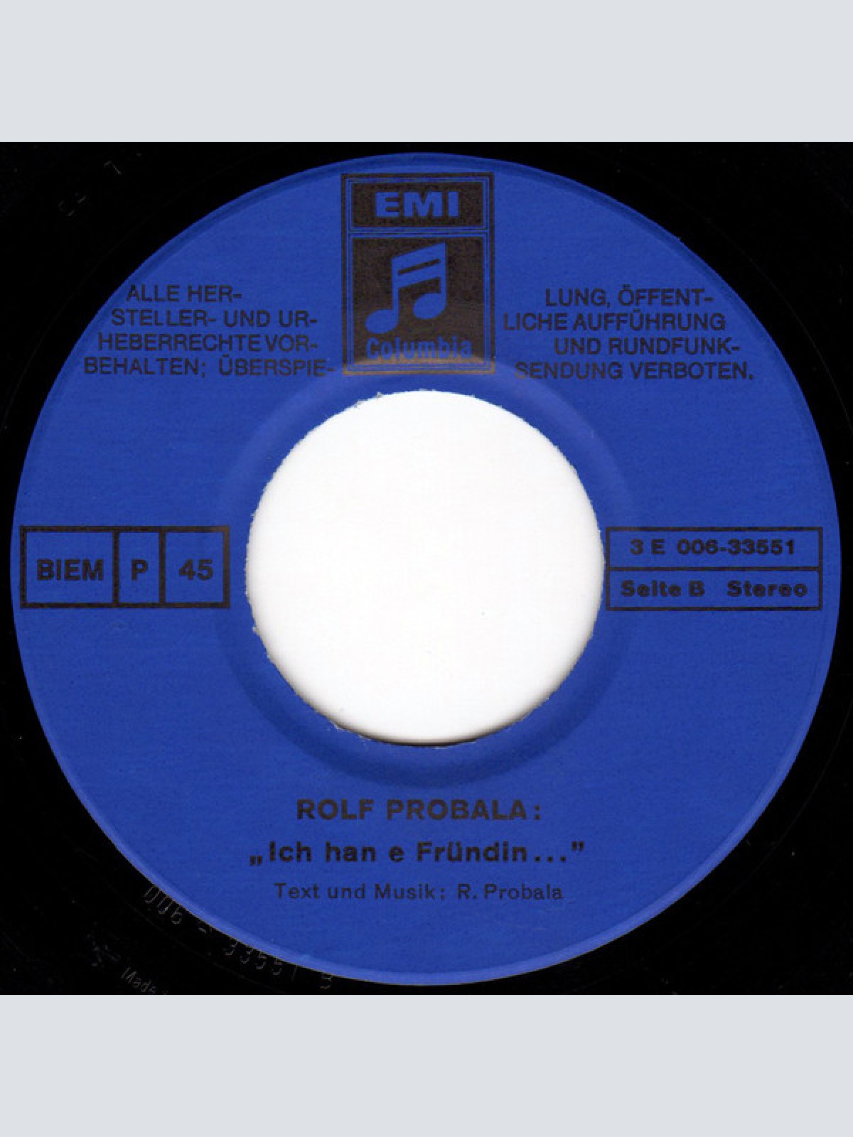 Vinyl / Rolf Probala - Supermärt