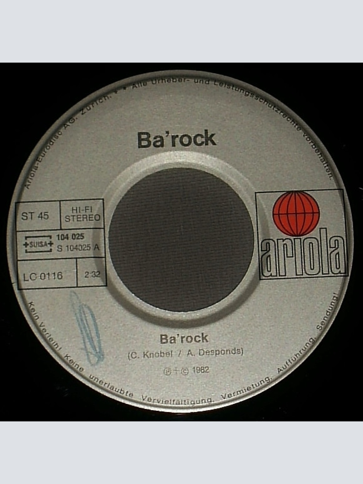 Vinyl / Ba'rock - Ba'rock
