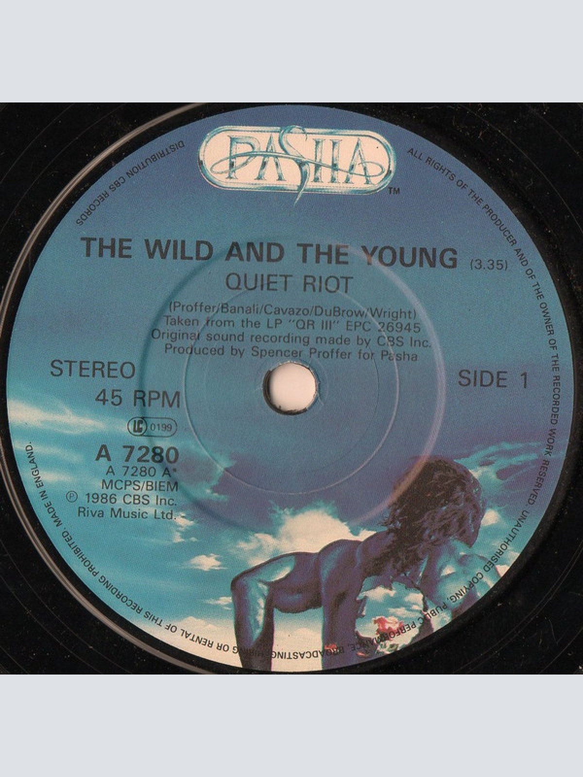 Vinyl / Quiet Riot - The Wild And The Young