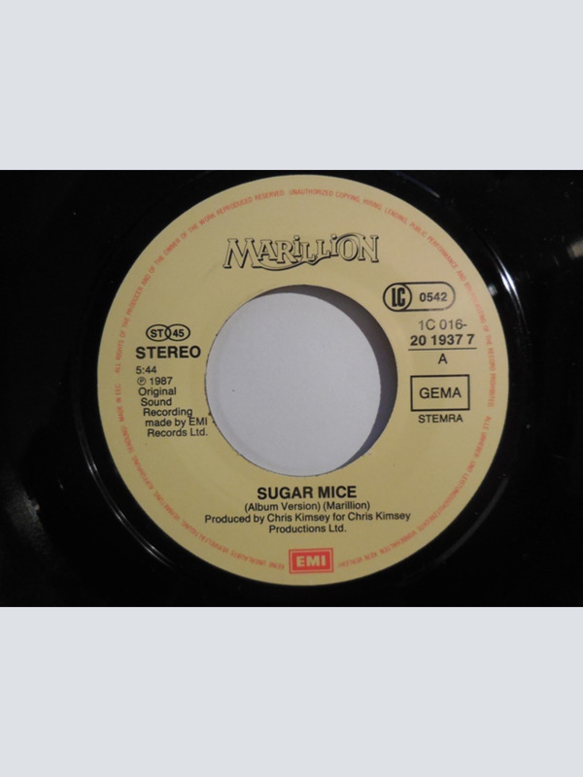 Vinyl / Marillion - Sugar Mice