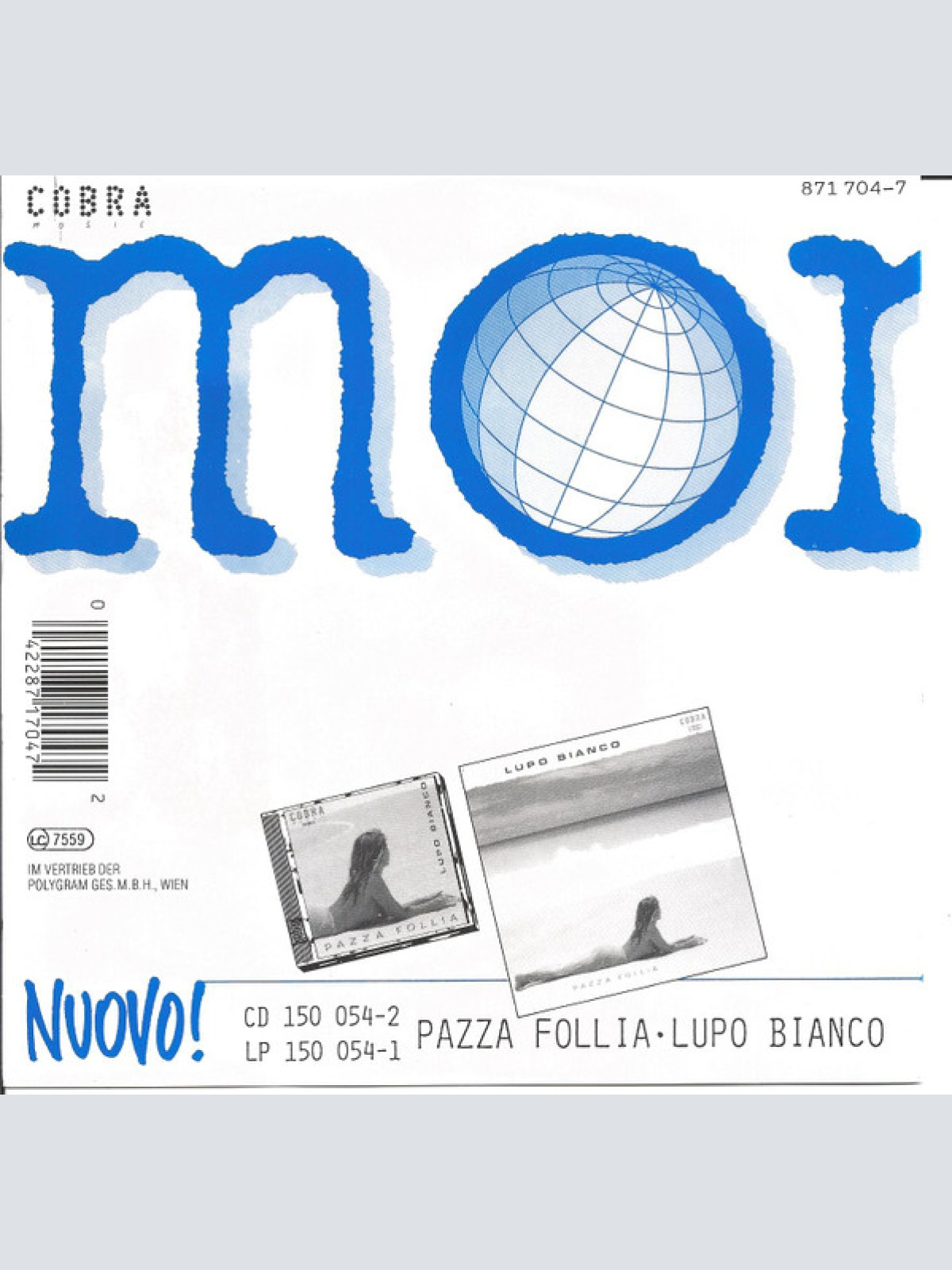 Vinyl / Lupo Bianco - Mondo Mio / Dalla A Alla Zeta