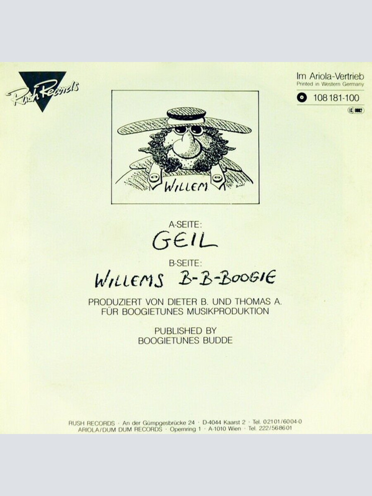 Vinyl / Willem (2) - Geil