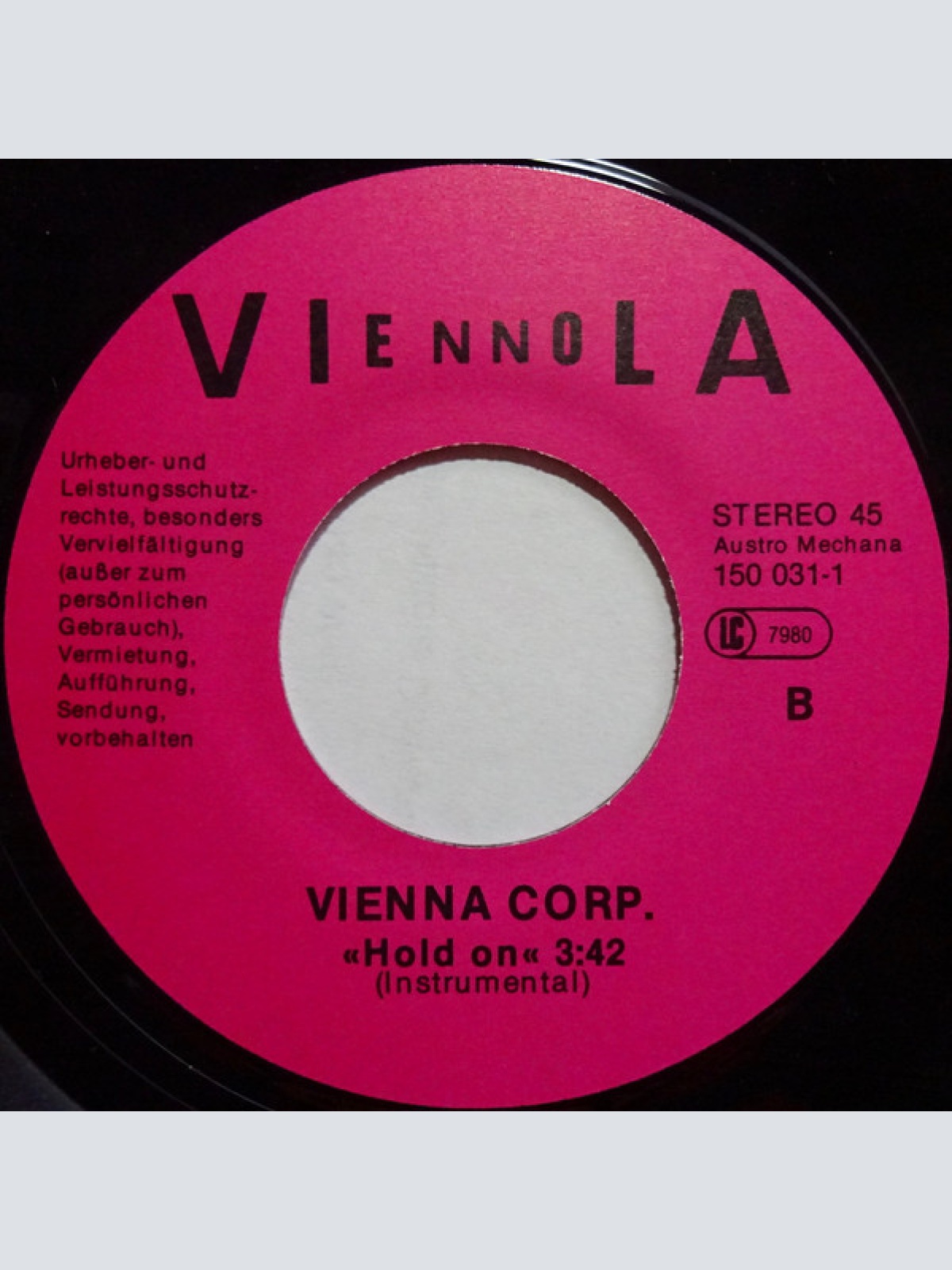 Vinyl / Vienna Corp. - Hold On