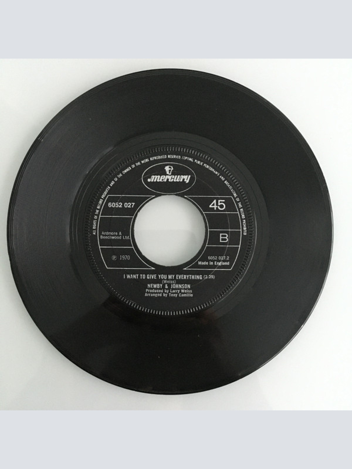 Vinyl / Newby & Johnson - Sweet Happiness