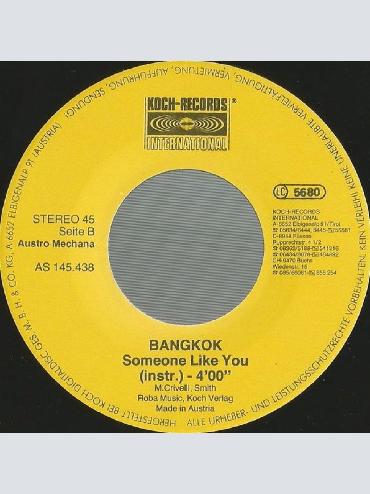 Vinyl / Bangkok (2) - Someone Like You