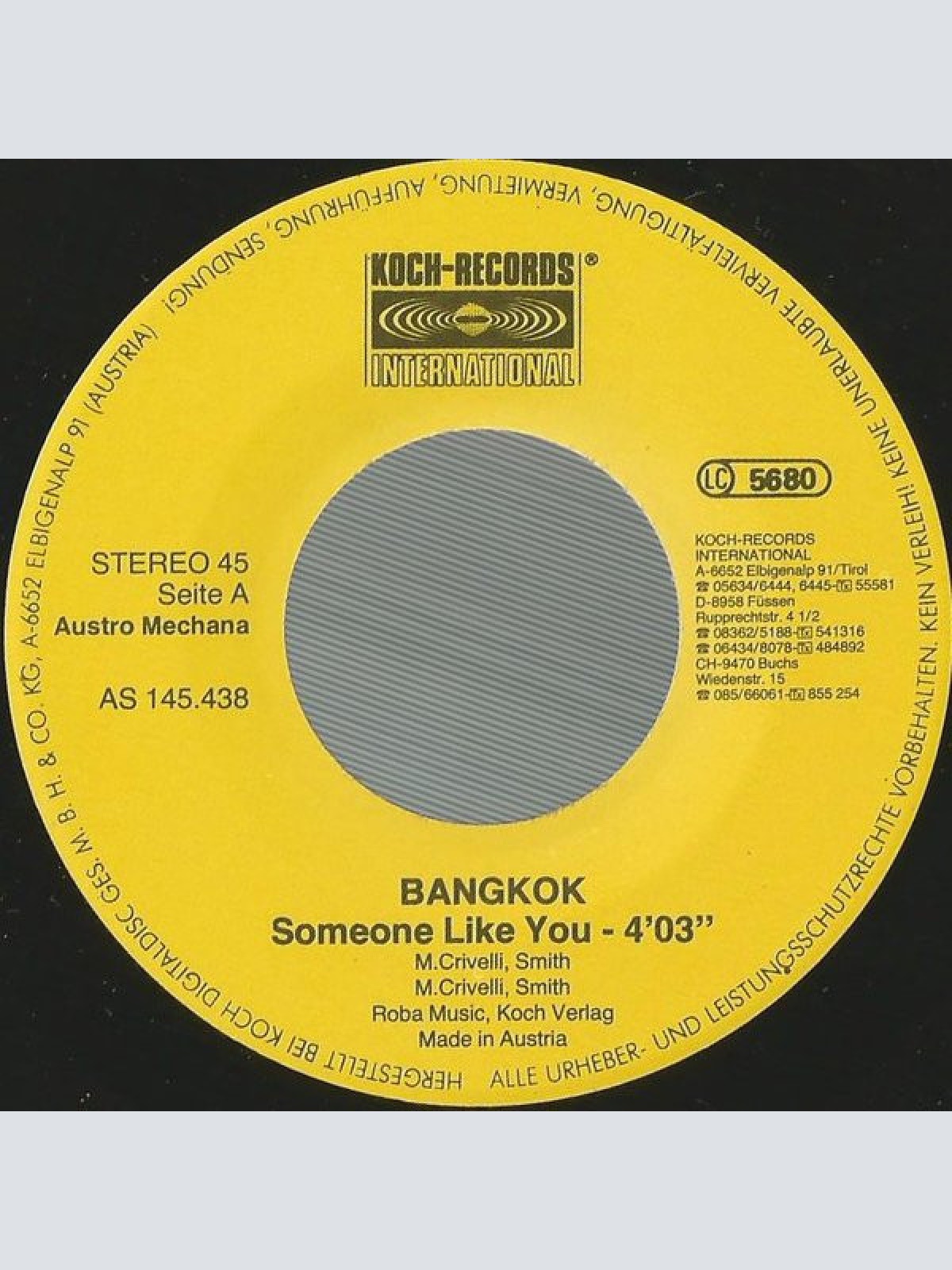 Vinyl / Bangkok (2) - Someone Like You