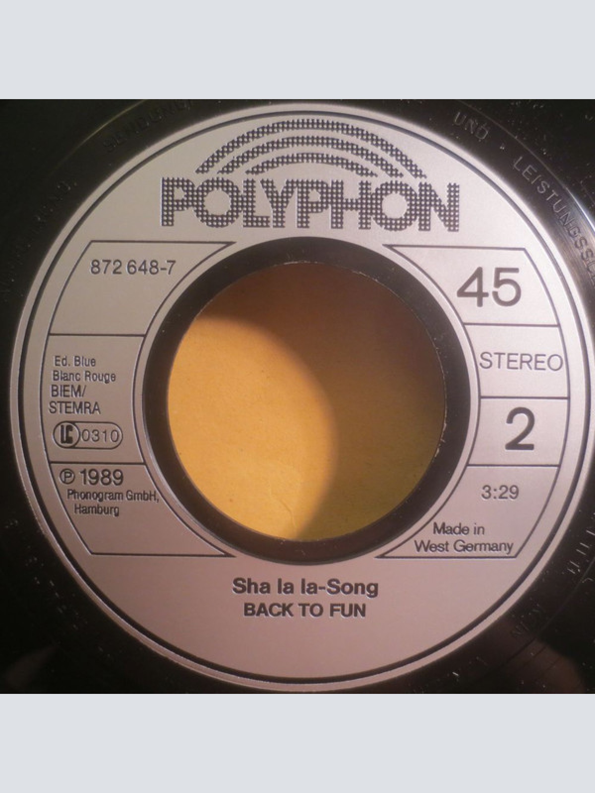 Vinyl / Back To Fun - Back To Fun Medley