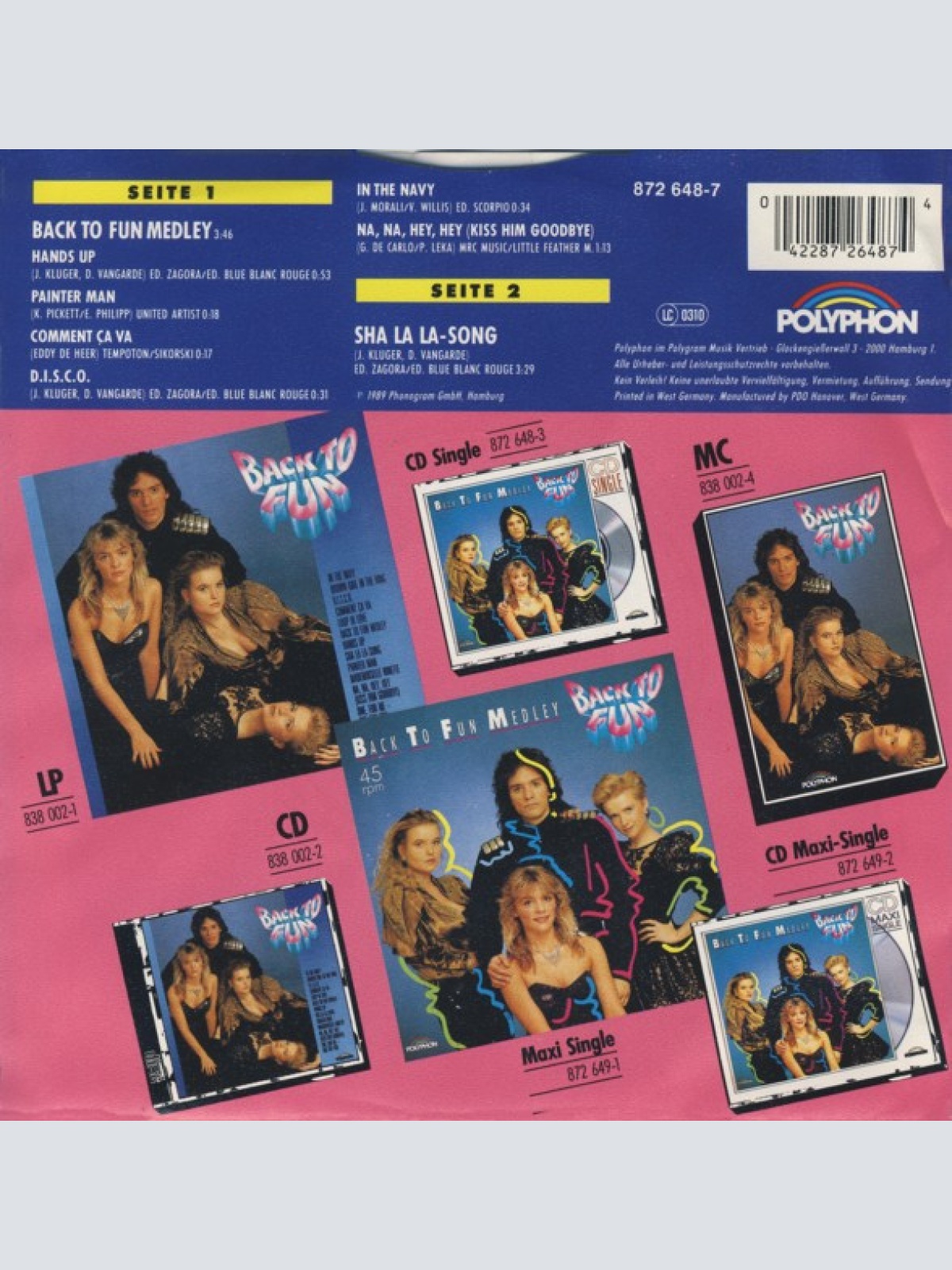 Vinyl / Back To Fun - Back To Fun Medley