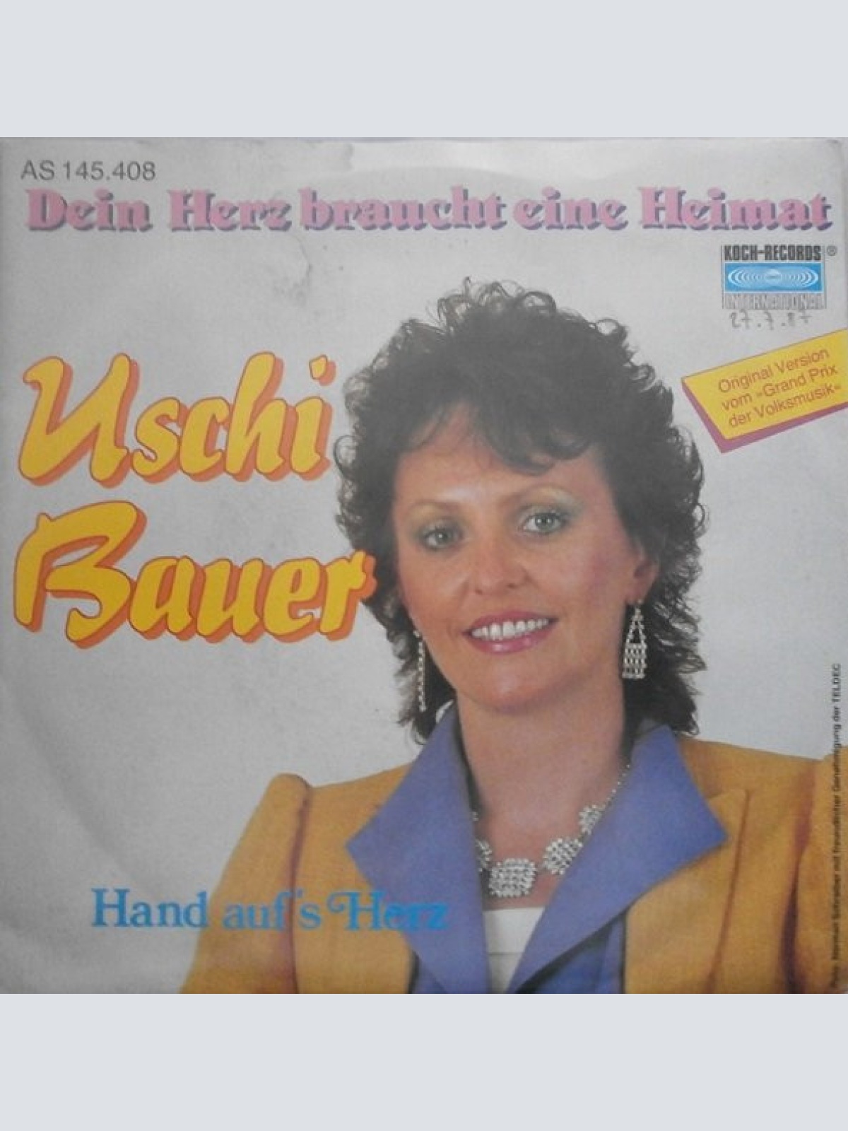 Vinyl / Uschi Bauer - Dein Herz Braucht Eine Heimat