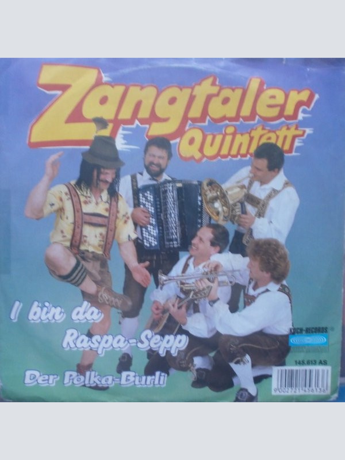 Vinyl / Zangtaler Quintett - I Bin Da Raspa-Sepp (Alpen-Reggae-Jodelsong)