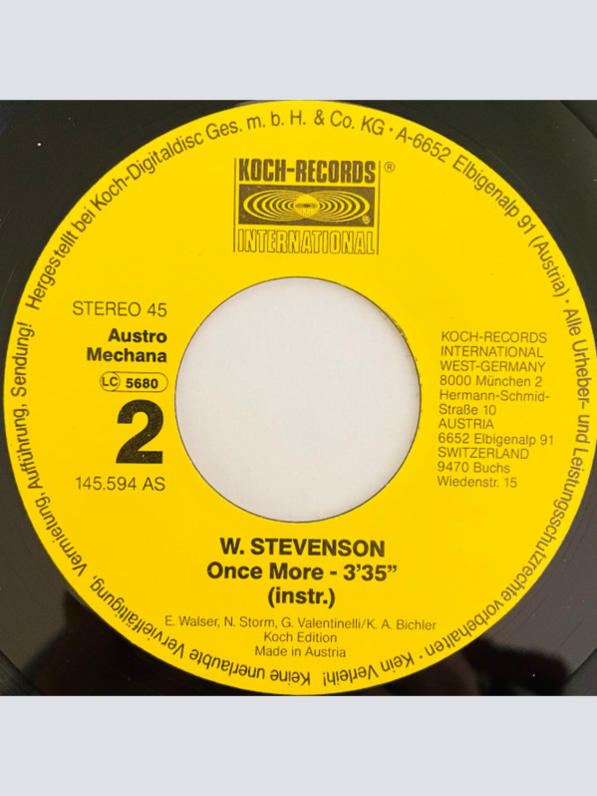 Vinyl / W. Stevenson (2) - Keep Your Promise