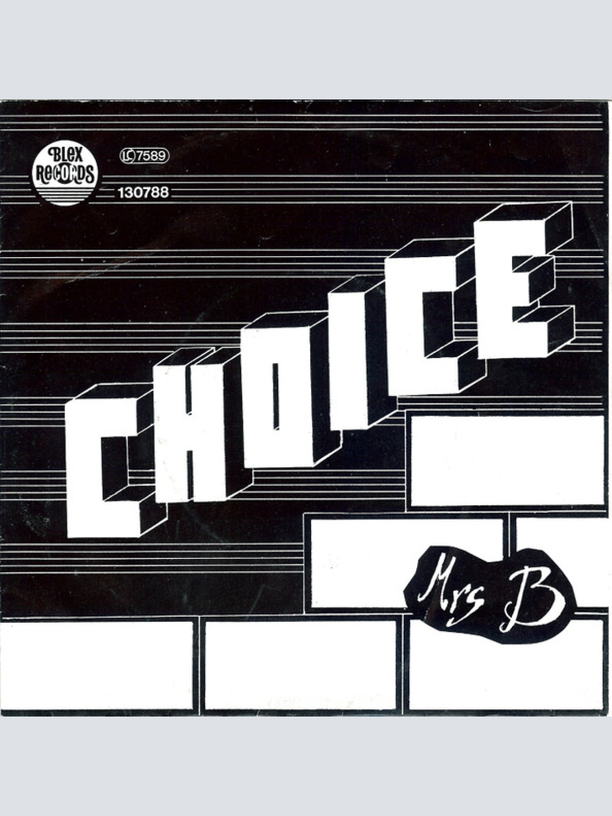 Vinyl / Choice (50) - Mrs. B. / Chicken Times