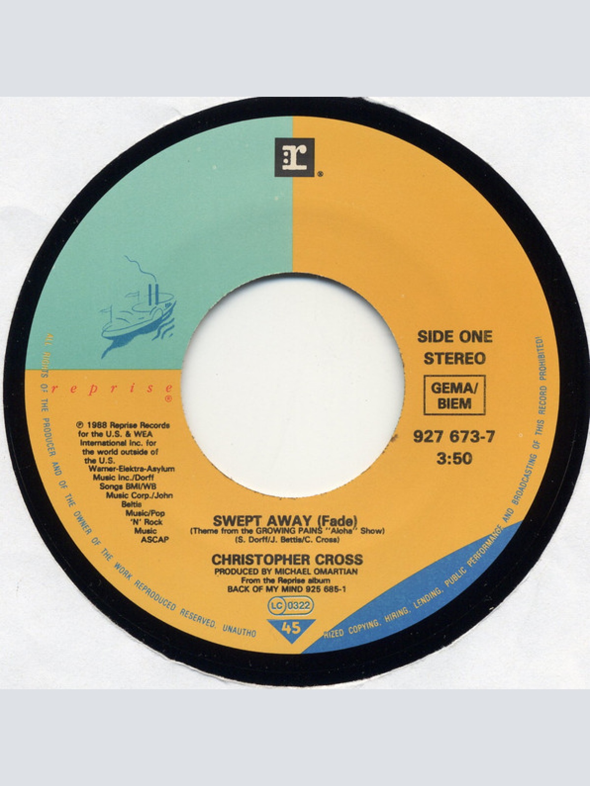 Vinyl / Christopher Cross - Swept Away