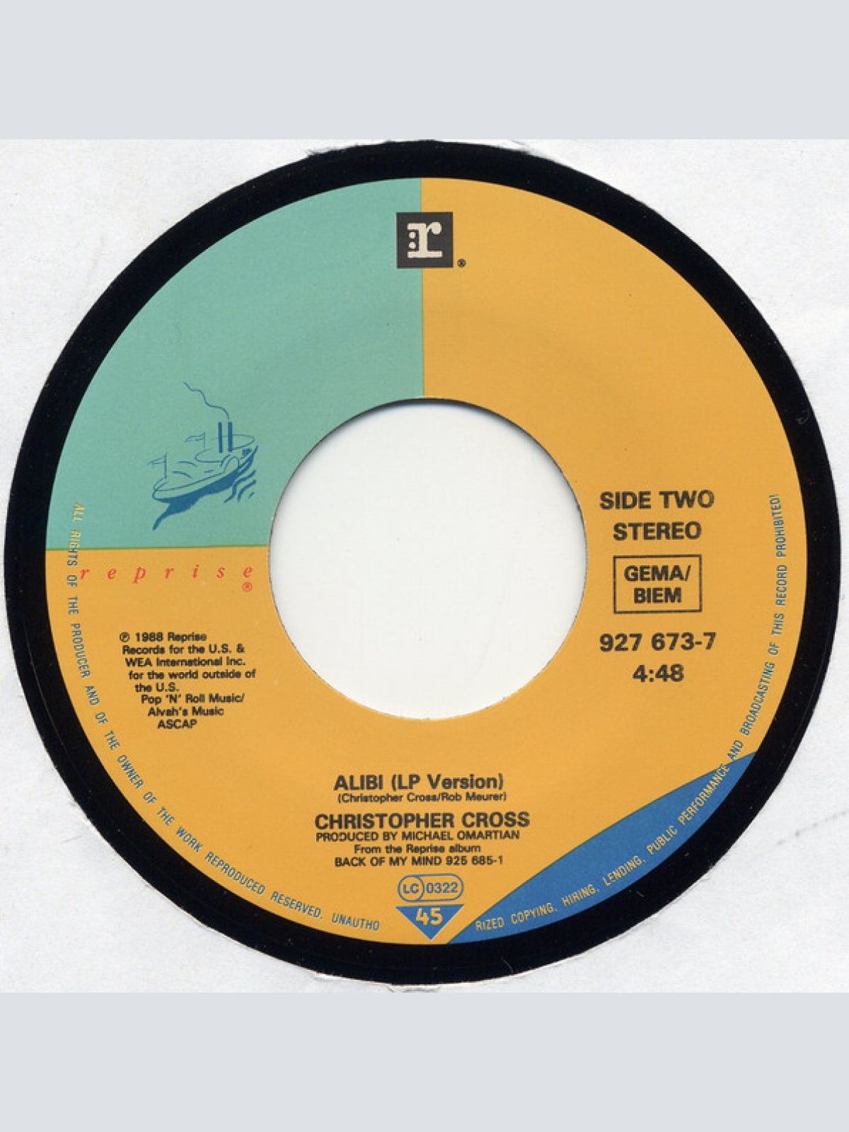 Vinyl / Christopher Cross - Swept Away