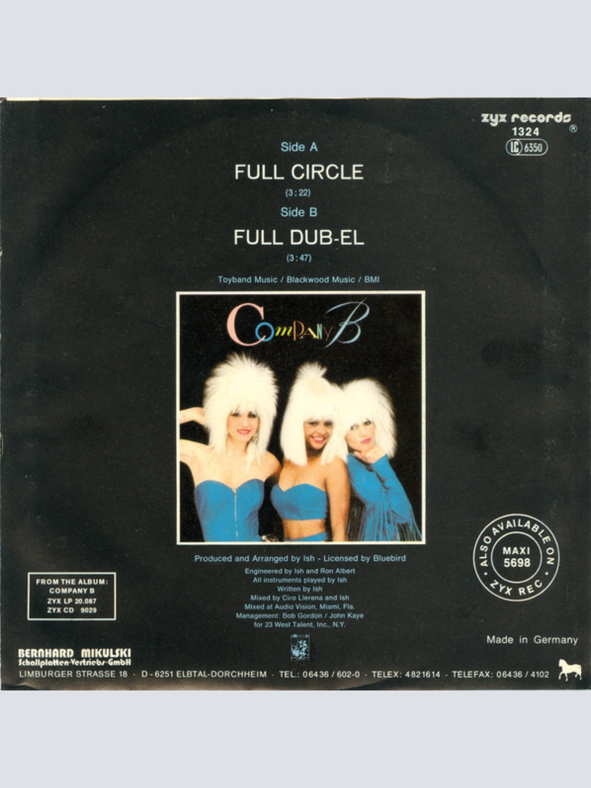 Vinyl / Company B - Full Circle