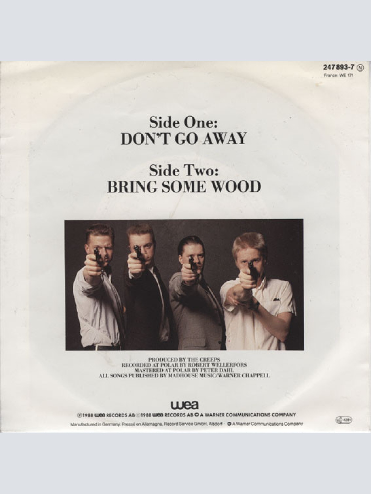 Vinyl / The Creeps - Don't Go Away