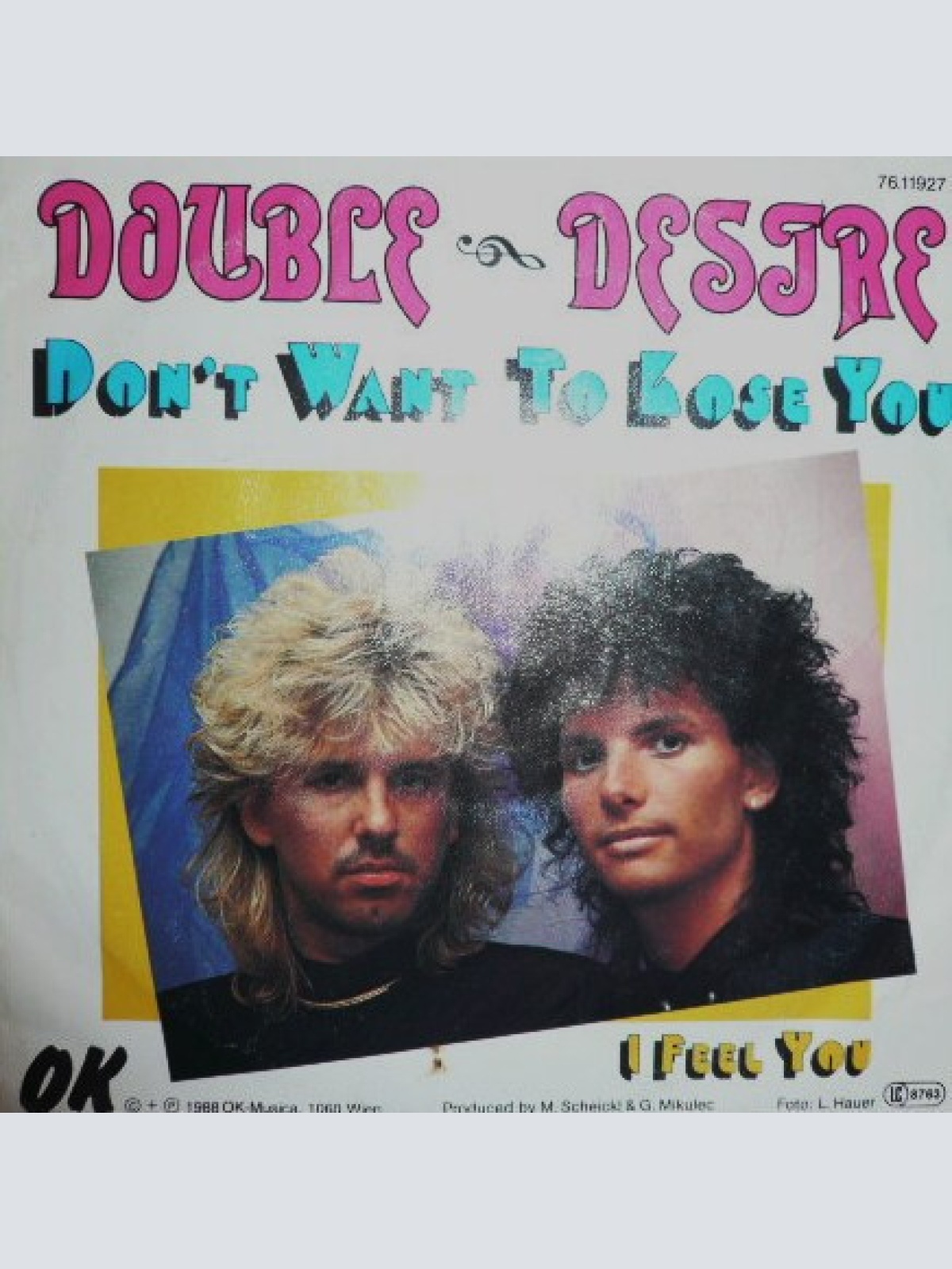 Vinyl / Double Desire - Don't Want To Lose You
