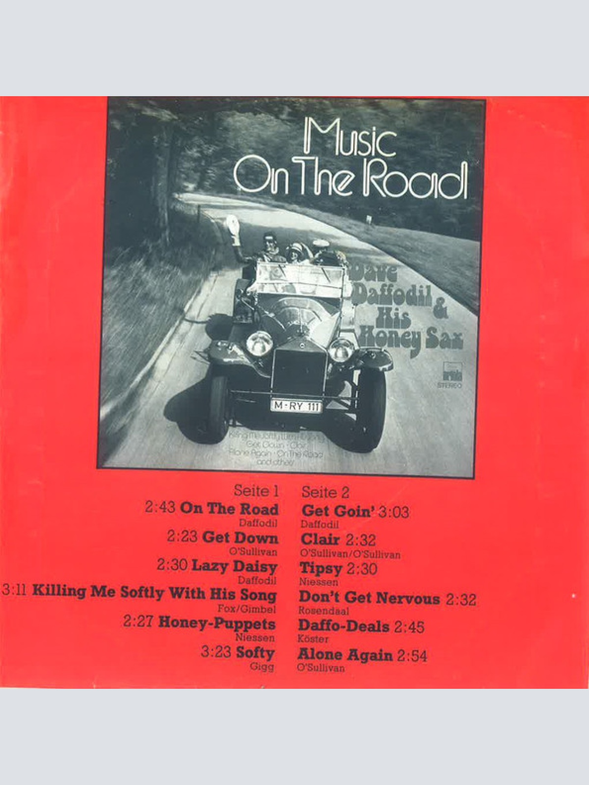 Vinyl / Orchester Dave Daffodil* - Pepper Box