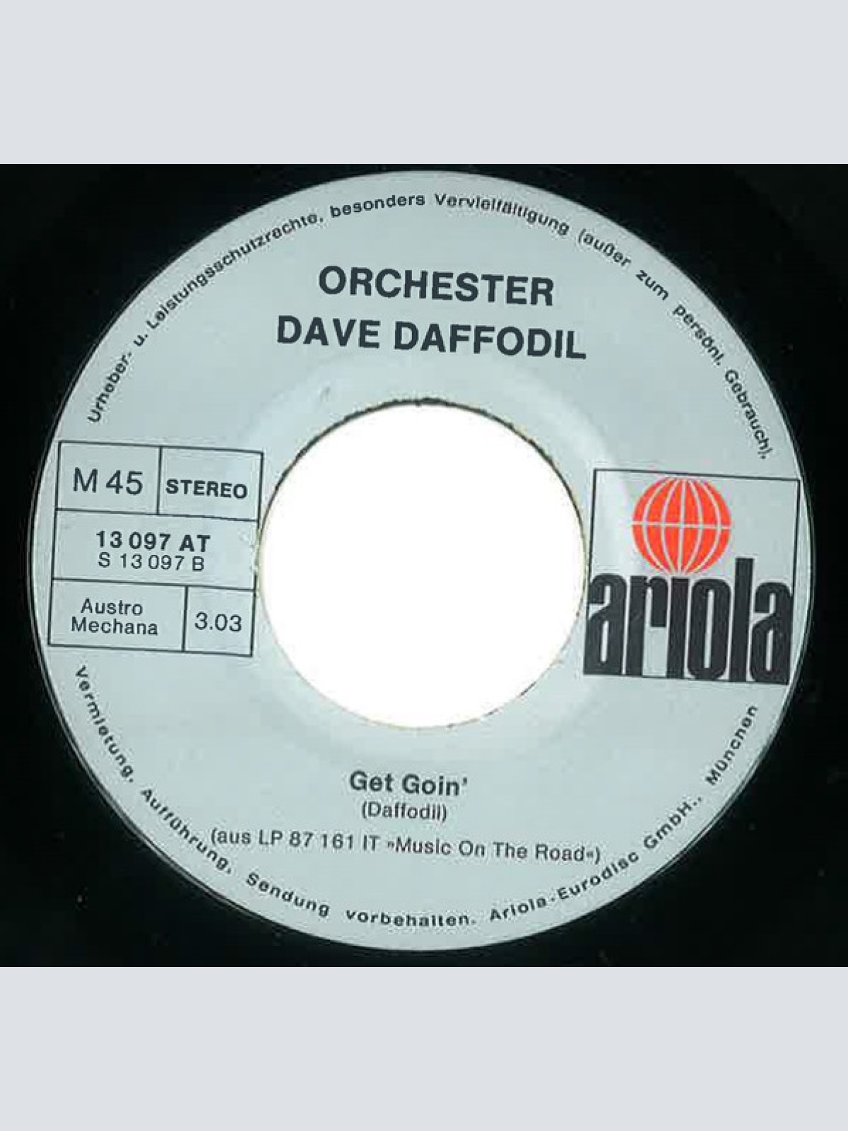 Vinyl / Orchester Dave Daffodil* - Pepper Box