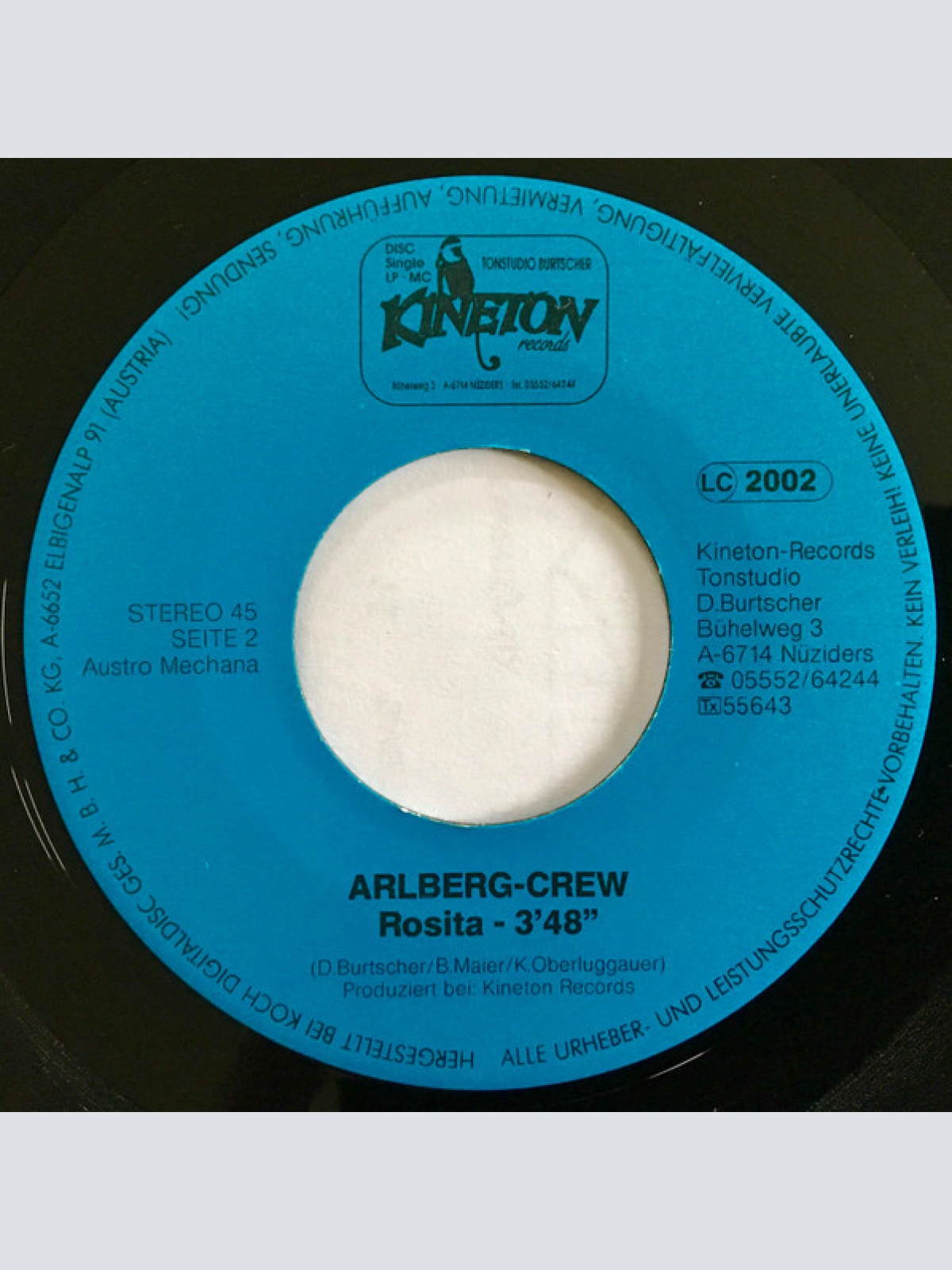 Vinyl / Arlberg Crew - Nackig, Nackig / Rosita