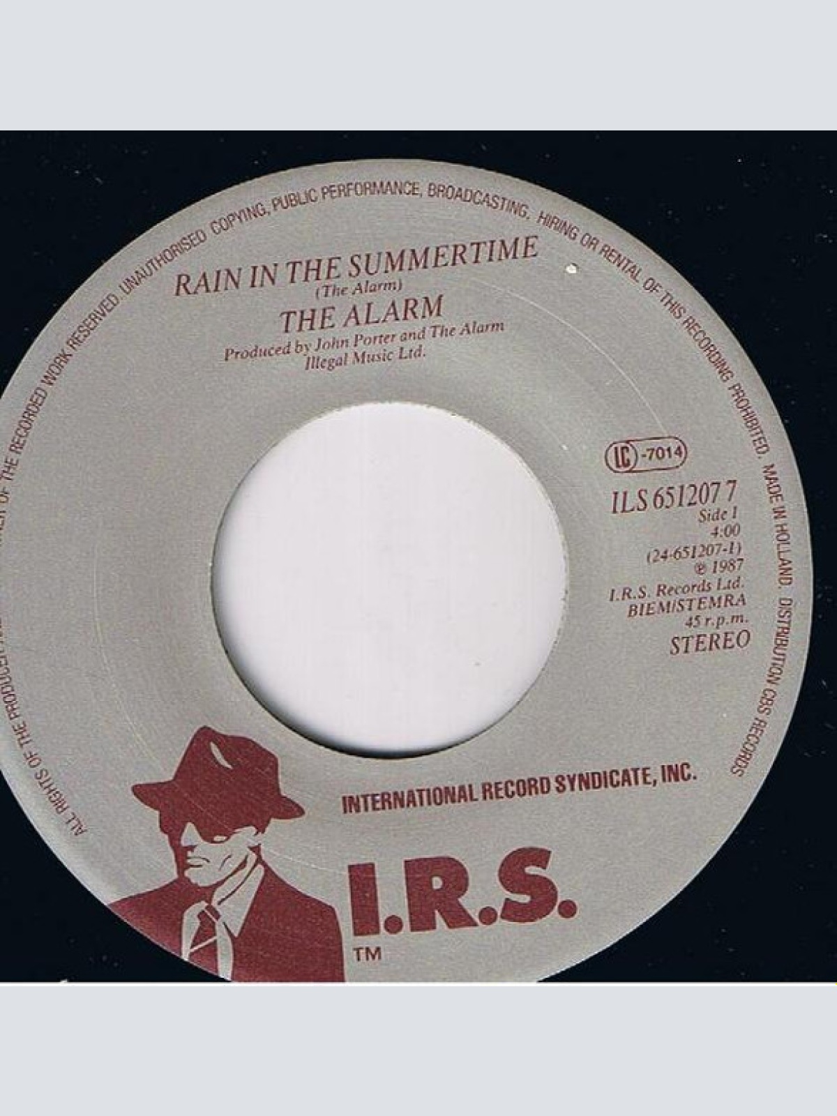 Vinyl / The Alarm - Rain In The Summertime