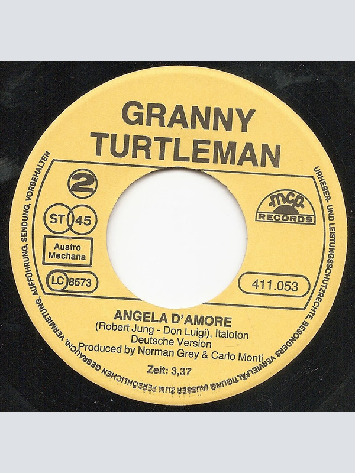 Vinyl / Granny Turtleman - Angela D'Amore