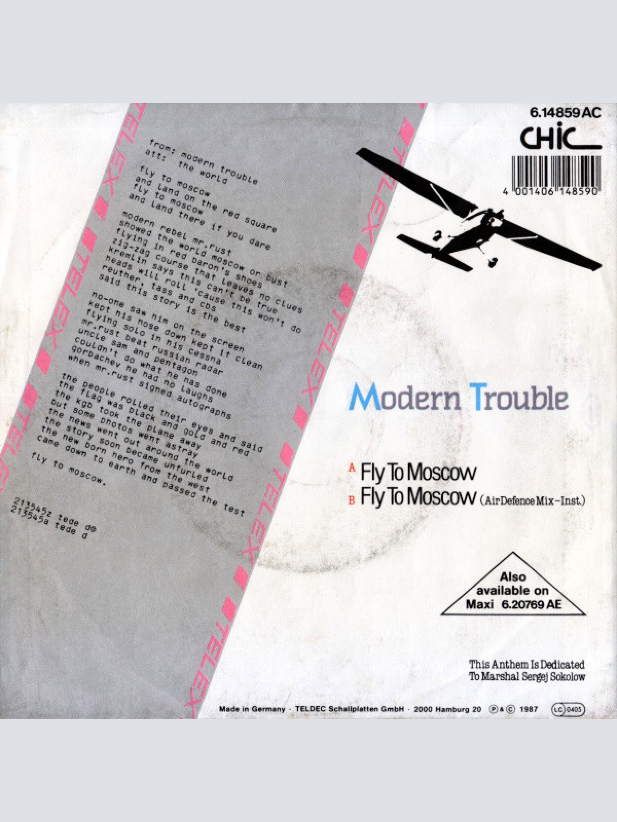 Vinyl / Modern Trouble - Fly To Moscow