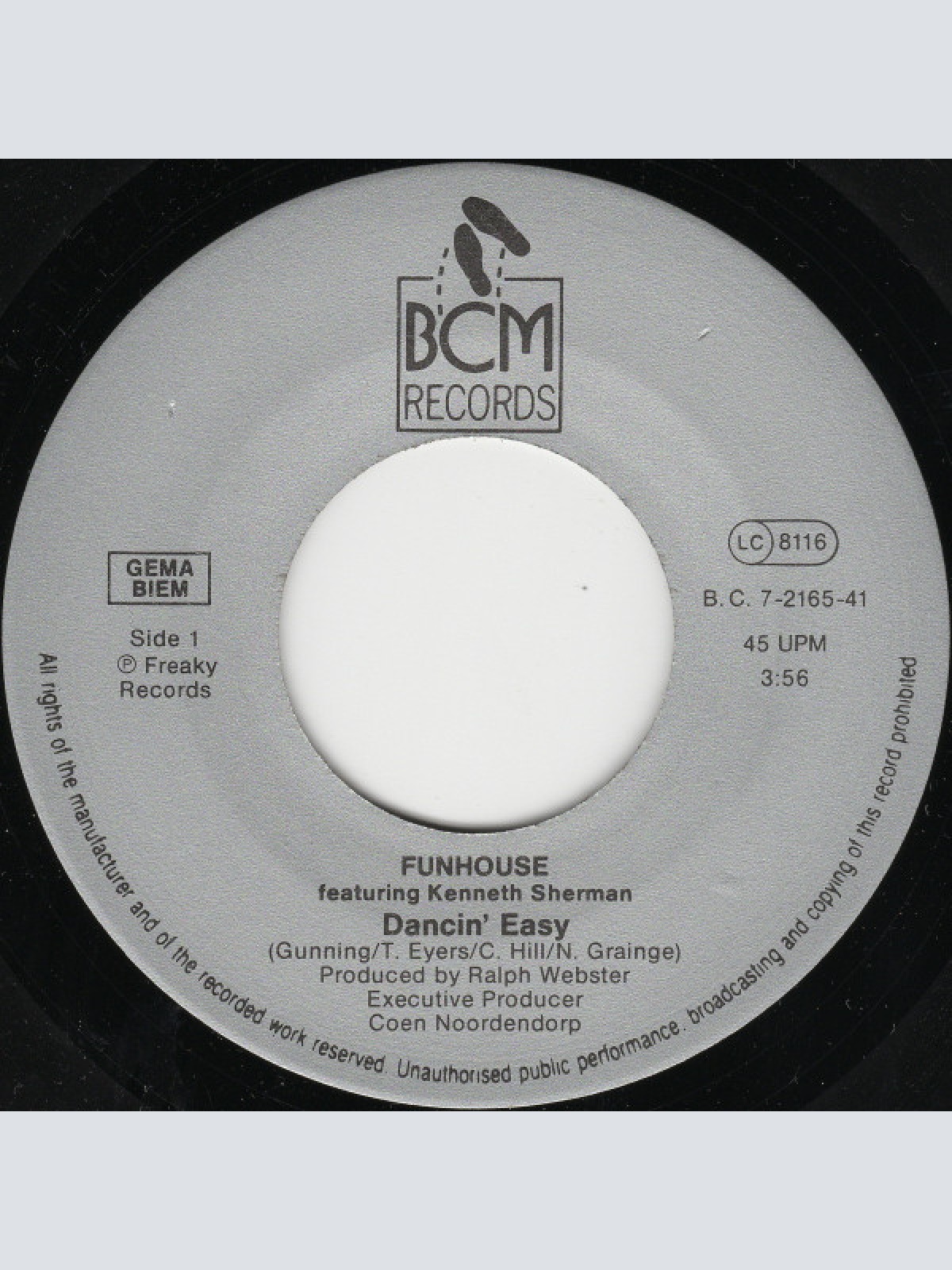 Vinyl / Funhouse Feat. Kenneth Sherman - Dancin' Easy