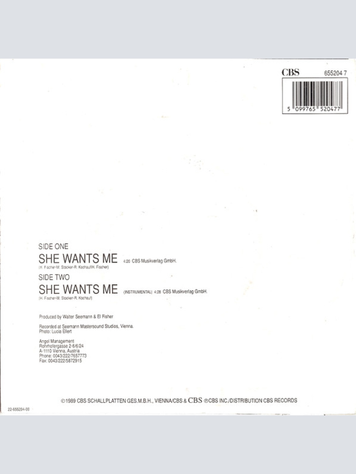 Vinyl / El Fisher - She Wants Me
