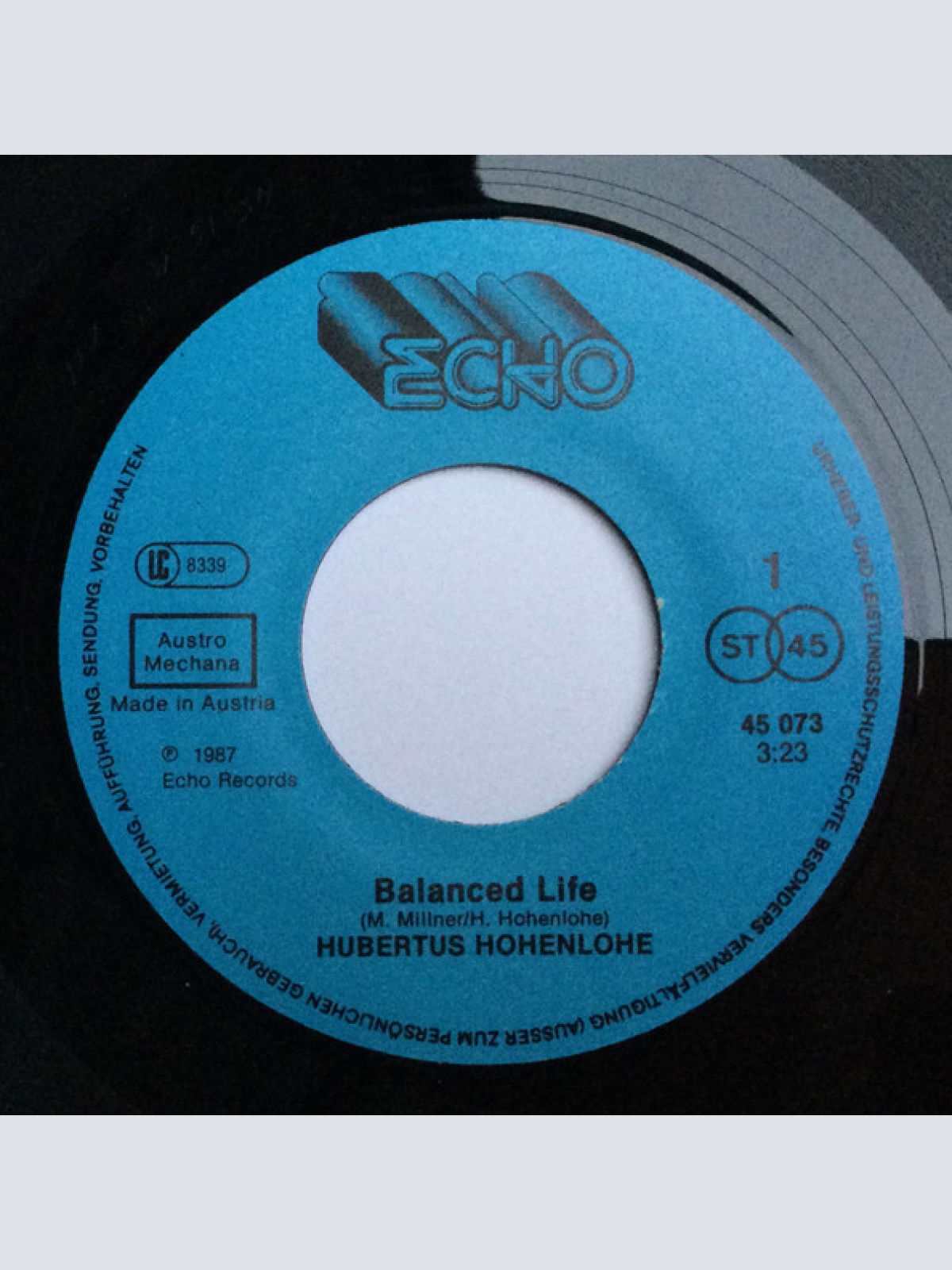 Vinyl / Hubertus Hohenlohe* - Balanced Life