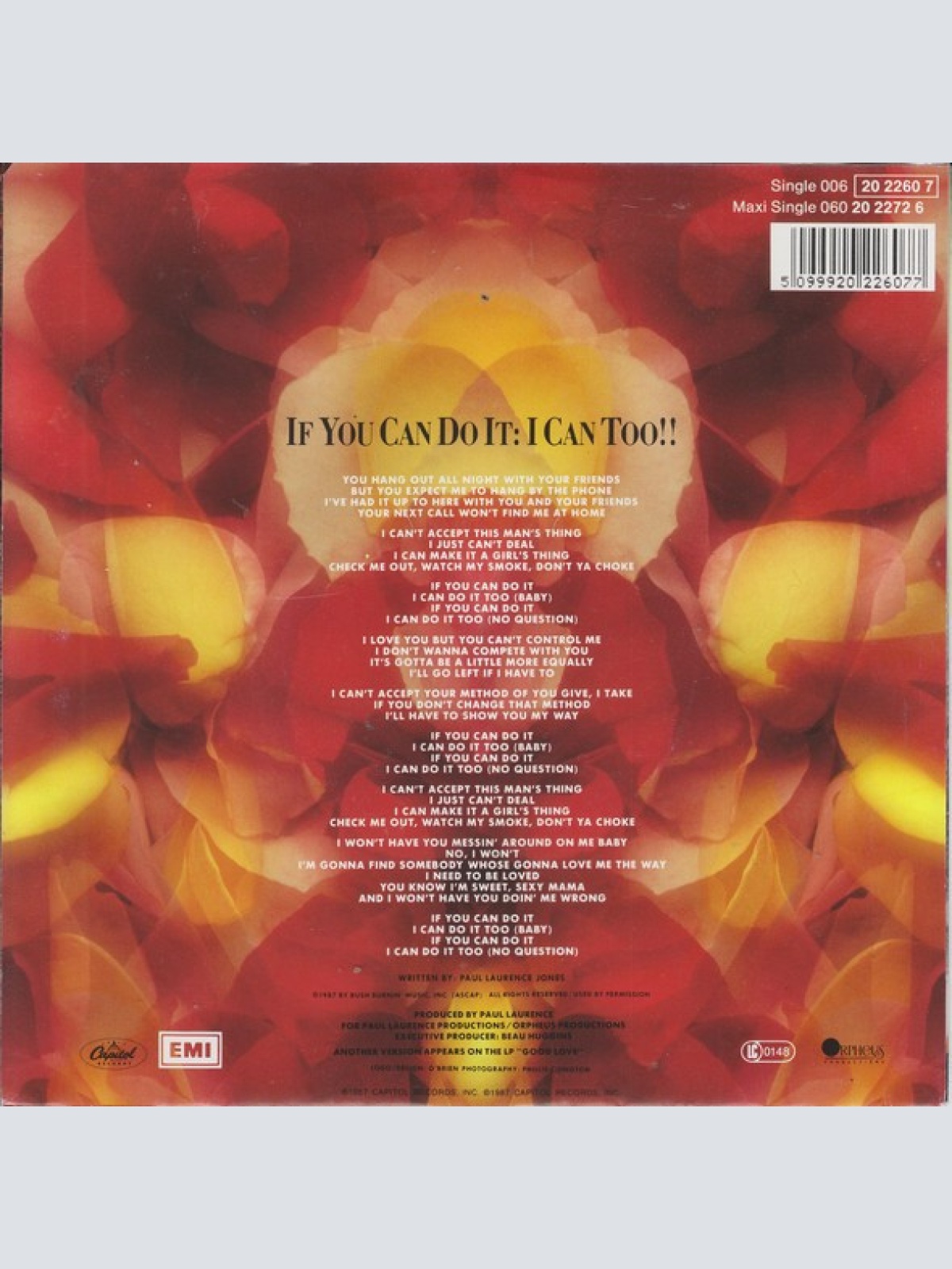 Vinyl / Meli'sa Morgan - If You Can Do It: I Can Too!!