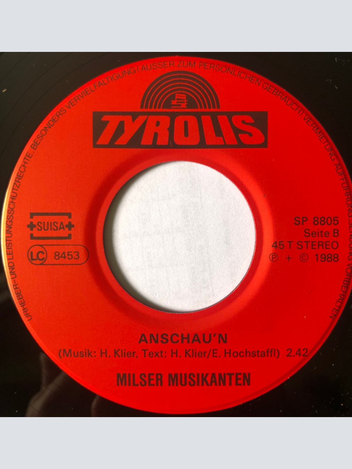 Vinyl / Milser Musikanten - Monja Mein Mädchen